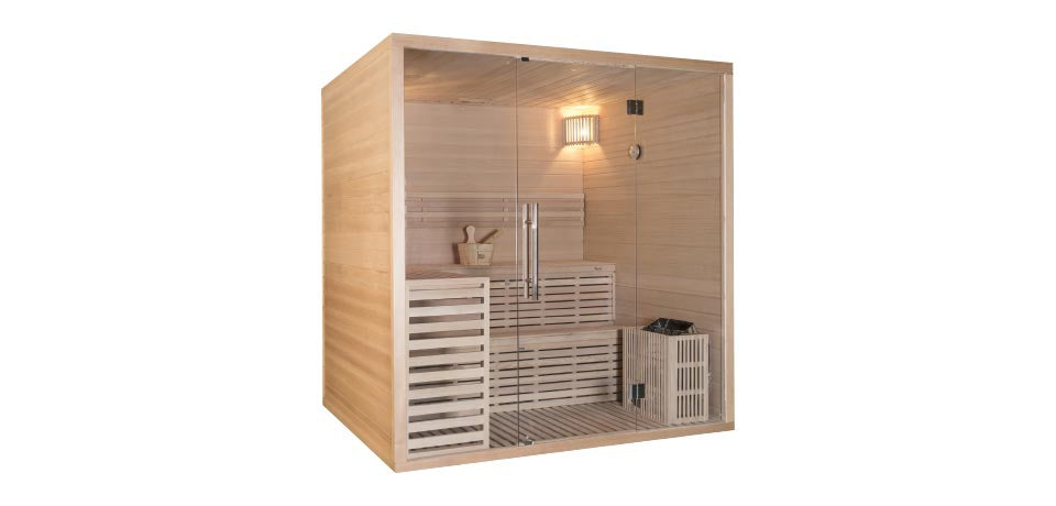Wellis® Calidus Hemlock Finish Sauna