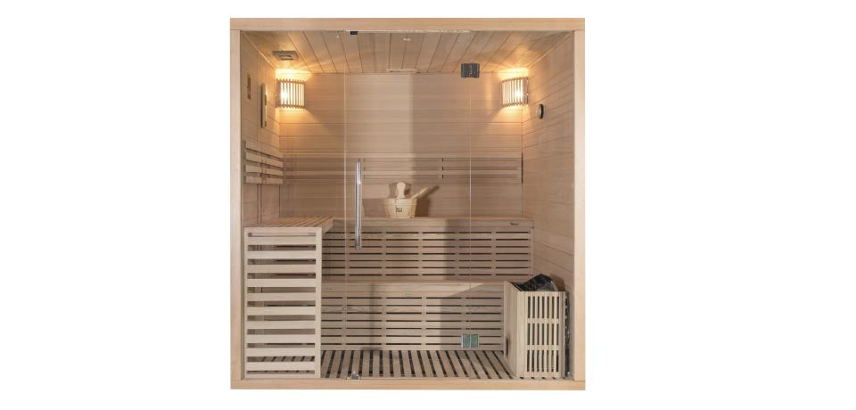 Wellis® Calidus Hemlock Finish Sauna